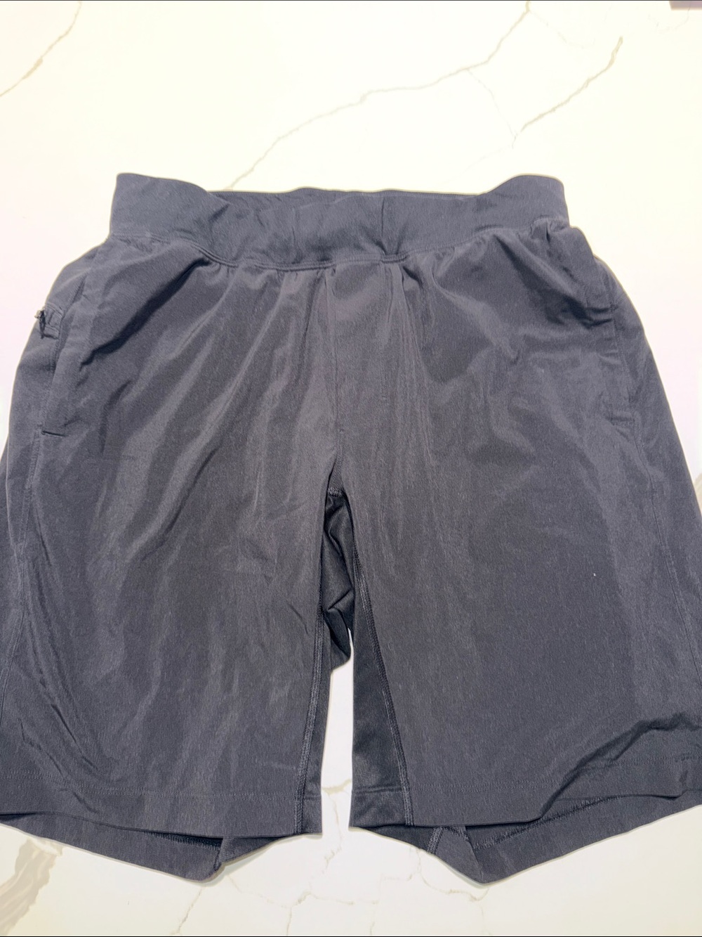 Men's Black Performance Shorts